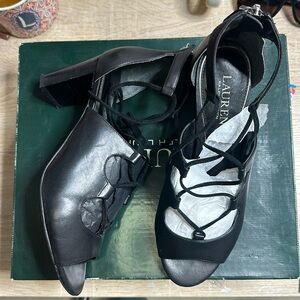 Ralph Lauren Lace-Up Sandals